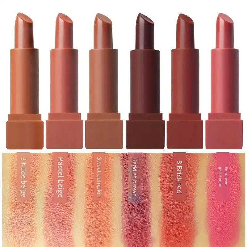 6-Piece Soft Matte Lipstick Set