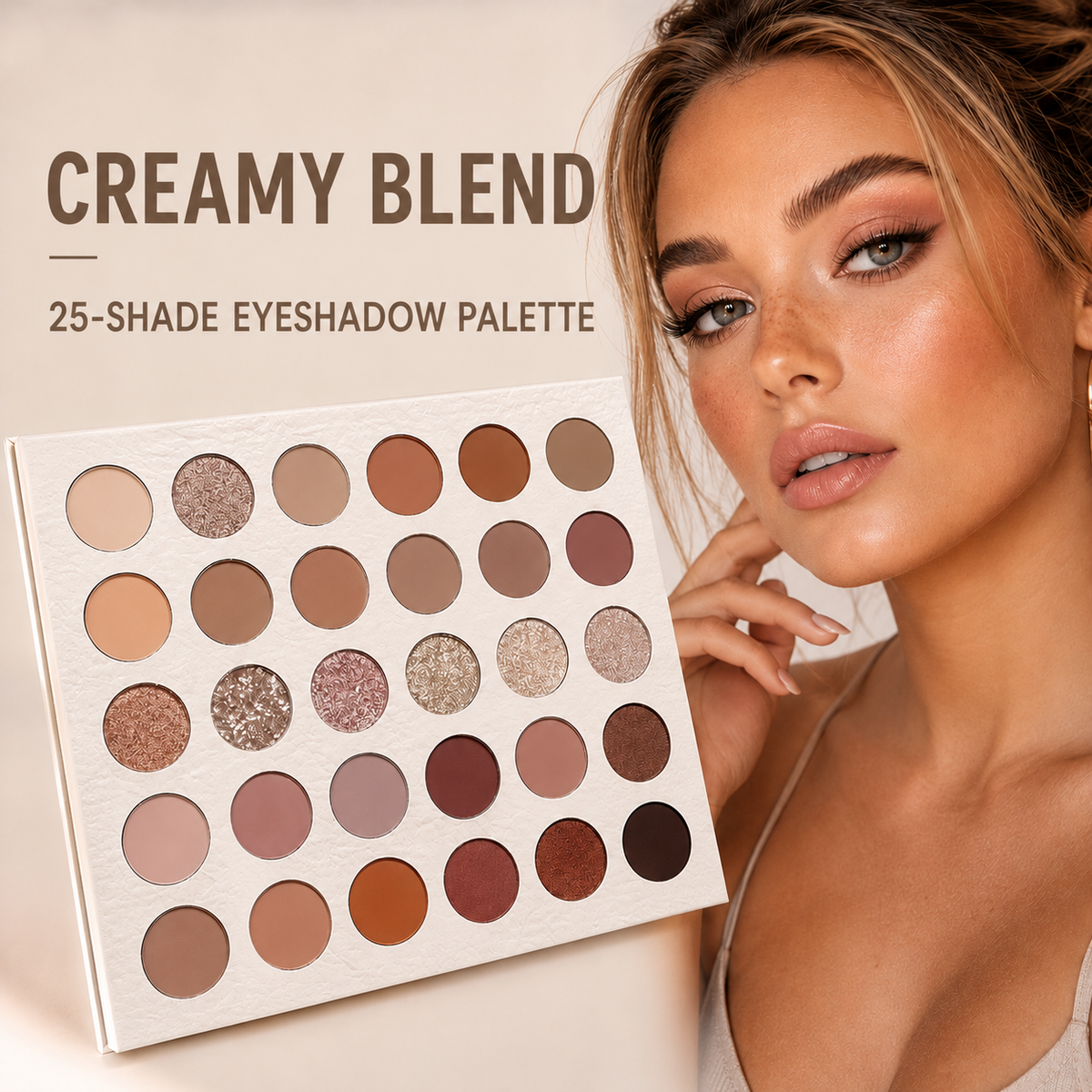 25-Shade Buttery-Smooth Eyeshadow Palette