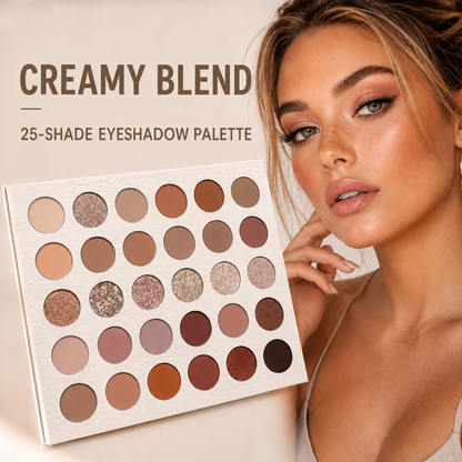 25-Shade Buttery-Smooth Eyeshadow Palette