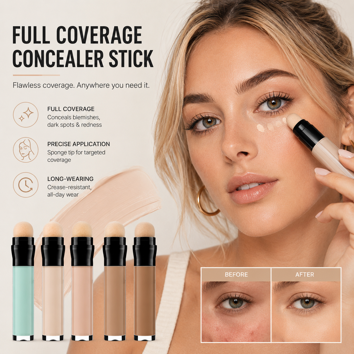 Full Coverage Concealer Stick