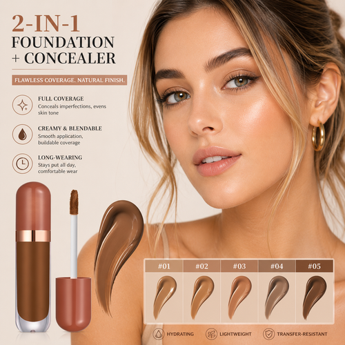 2-in-1 Foundation + Concealer